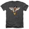 Wonder Woman - Ww 80Th Collage Logo Adult Regular Fit Heather Short Sleeve