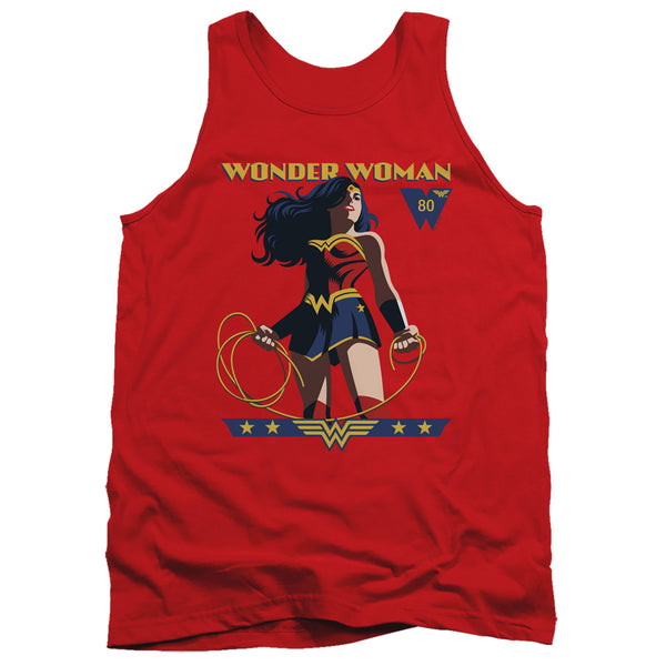 Wonder Woman - Ww 80Th Stance Adult Tank Top