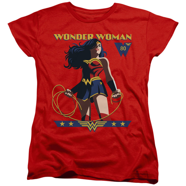 Wonder Woman - Ww 80Th Stance Women's Short Sleeve