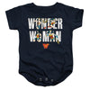 Wonder Woman - Ww 80Th Illustrated Type Infant Snapsuit