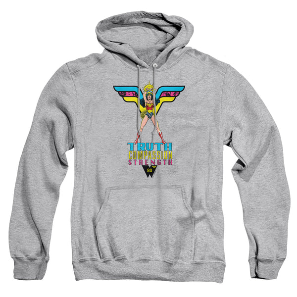 Wonder Woman - Truth, Compassion, Strength Adult Pullover Hoodie