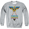 Wonder Woman - Truth, Compassion, Strength Adult Crewneck Sweatshirt