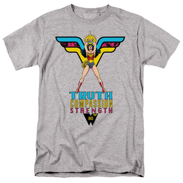 Wonder Woman - Truth, Compassion, Strength Adult Regular Fit Short Sleeve