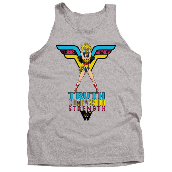 Wonder Woman - Truth, Compassion, Strength Adult Tank Top