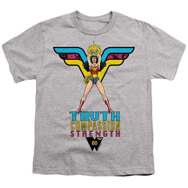 Wonder Woman - Truth, Compassion, Strength Youth Short Sleeve