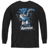 JLA - Batman Blue & Gray L - S Youth