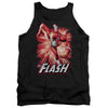 JLA - Flash Red & Gray Adult Tank Top