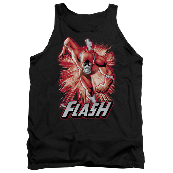 JLA - Flash Red & Gray Adult Tank Top