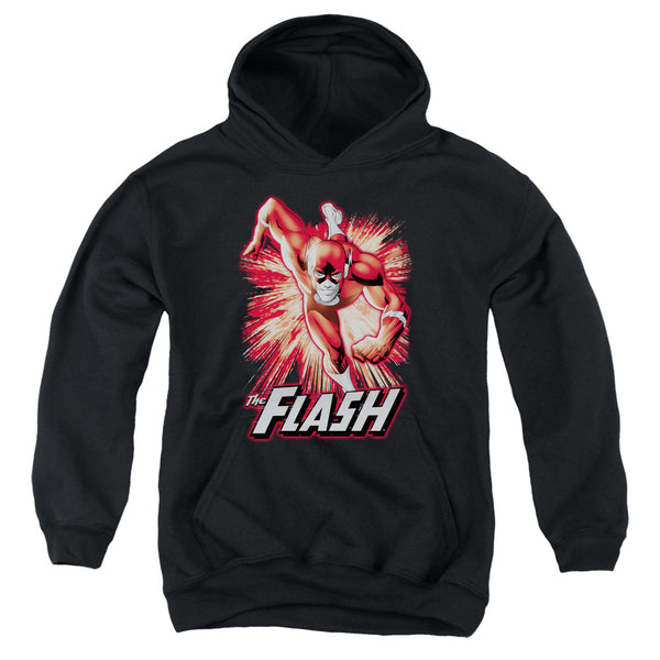 JLA - Flash Red & Gray Youth Hooded Sweatshirt