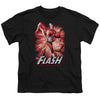 JLA - Flash Red & Gray Youth Short Sleeve