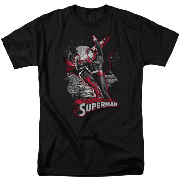 JLA - Superman Red & Gray Adult Regular Fit Short Sleeve