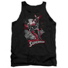 JLA - Superman Red & Gray Adult Tank Top