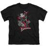 JLA - Superman Red & Gray Youth Short Sleeve