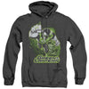 JLA - Green Lantern Green & Gray Adult Heather Hoodie