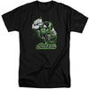 JLA - Green Lantern Green & Gray Adult Tall Fit Short Sleeve