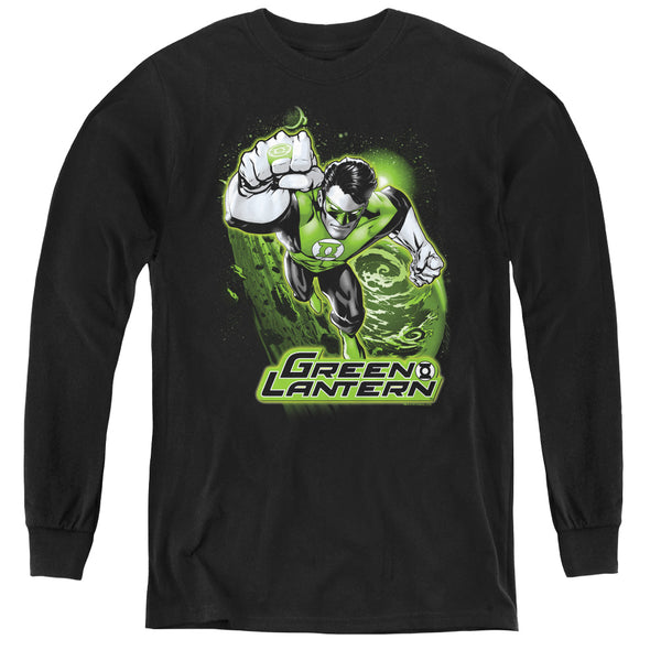 JLA - Green Lantern Green & Gray L - S Youth