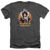 JLA - Powerful Woman Adult Regular Fit Heather Short Sleeve