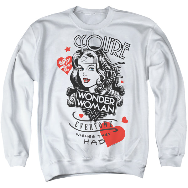 Justice League Core - Everyone Wishes Adult Crewneck Sweatshirt