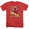 JLA - Flash Adult Regular Fit Heather Short Sleeve