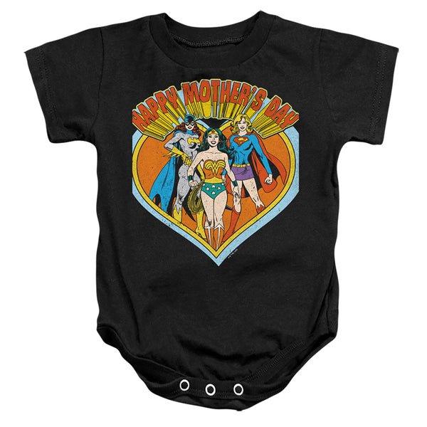 Justice League - JLA Mothers Day Heart Infant Snapsuit