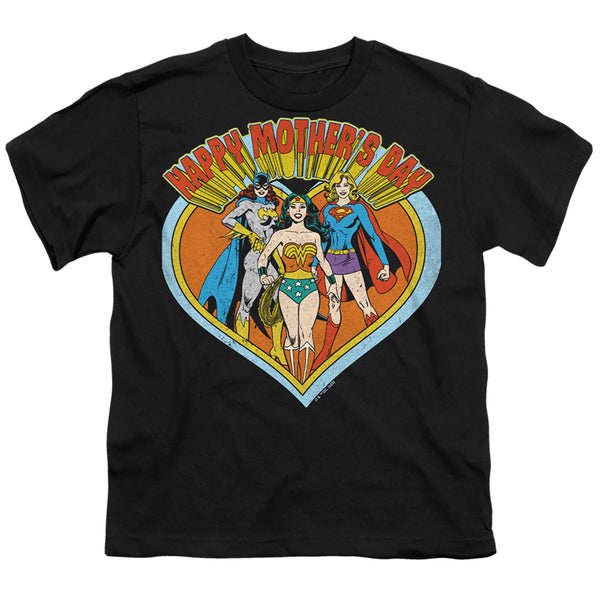 Justice League - JLA Mothers Day Heart Youth Short Sleeve