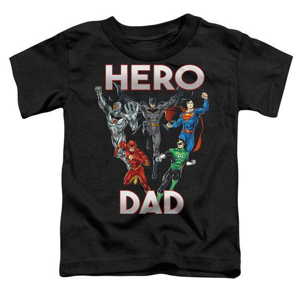 Justice League - Hero Dad Multi Toddler Short Sleeve