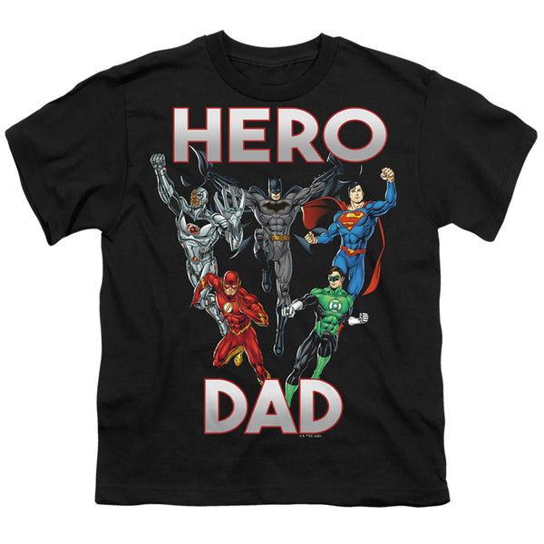 Justice League - Hero Dad Multi Youth Short Sleeve