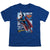 JLA - Superman Panels Youth Short Sleeve