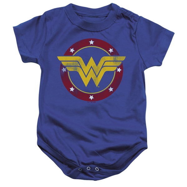 Justice League - Wonder Woman Circle Logo Infant Snapsuit