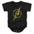 Justice League - Flash Eroded Bolt Infant Snapsuit