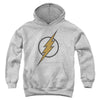 Justice League - Flash Muted Color Bolt Youth Hooded Sweatshirt