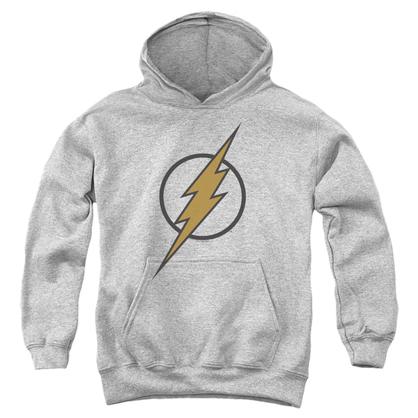 Justice League - Flash Muted Color Bolt Youth Hooded Sweatshirt