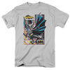 JLA - Batman Panels Adult Regular Fit Short Sleeve