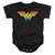Justice League - Wonder Woman Rainbow Infant Snapsuit