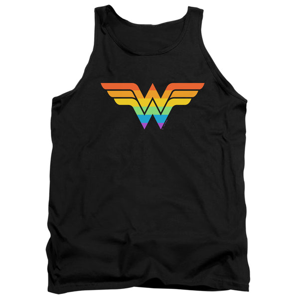 Justice League - Wonder Woman Rainbow Adult Tank Top