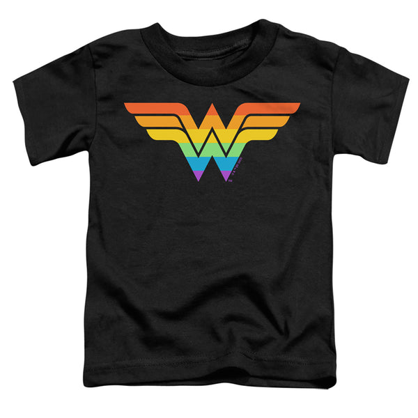 Justice League - Wonder Woman Rainbow Toddler Short Sleeve