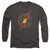 Justice League - Flash Busted Logo Adult Long Sleeve