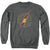 Justice League - Flash Busted Logo Adult Crewneck Sweatshirt