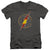 Justice League - Flash Busted Logo Adult Slim Fit V Neck Cotton