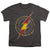 Justice League - Flash Busted Logo Youth Short Sleeve