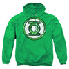 Justice League - Green Lantern Airbrush Logo Adult Pullover Hoodie