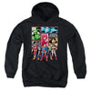 JLA - Justice League Panels Youth Hooded Sweatshirt