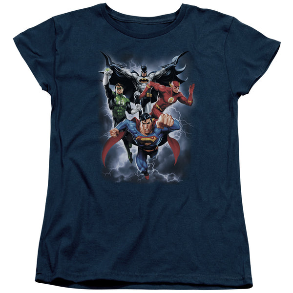 JLA - The Coming Storm Women's Short Sleeve
