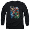 JLA - Heroes Unite Adult Long Sleeve