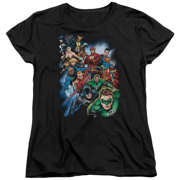 JLA - Heroes Unite Women's Short Sleeve