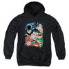 JLA - Up Close And Personal Youth Hooded Sweatshirt