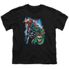 JLA - Heroes Unite Youth Short Sleeve