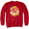 JLA - Lightning Fast Adult Crewneck Sweatshirt