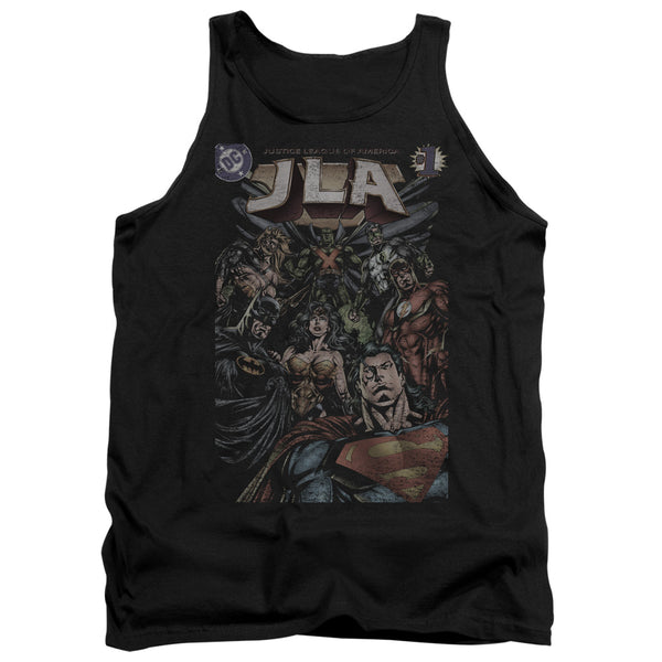 JLA - #1 Cover Adult Tank Top
