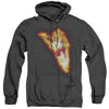 JLA - Firestorm Blaze Adult Heather Hoodie